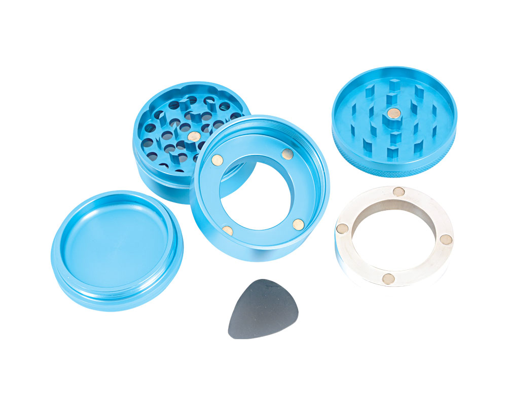ALUMINIUM GRINDER 4 PARTS 63 MM 